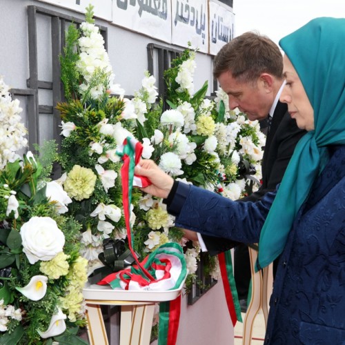 Maryam Rajavi Flood ceremony-5-04-2019-12