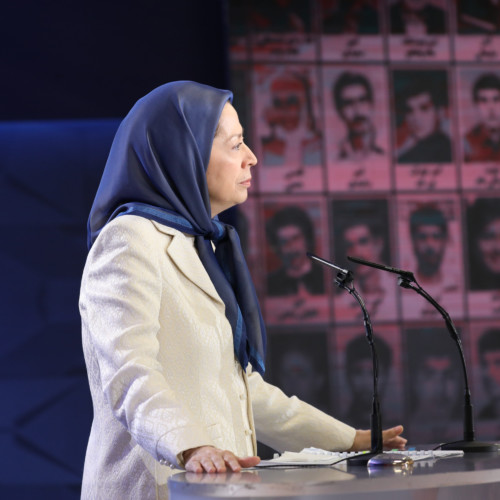 Maryam Rajavi at the conference of Calling for Justice for the 1988 Massacre – Ashraf3- July 15, 2019