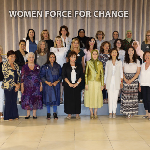 Maryam Rajavi at the international conference on women’s leadership in the Iranian Resistance - Ashraf 3 - July 14, 2019