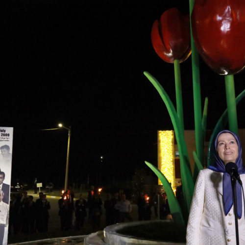 مریم رجوی در بزرگداشت حماسه ۶و۷ مرداد (فروغ ایران)- اشرف۳-مرداد ۱۳۹۸