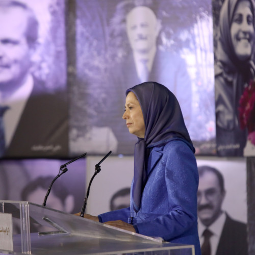 Maryam Rajavi  at  the ceremony commemorating those martyred in Ashraf on September 1, 2013-  September 1, 2019