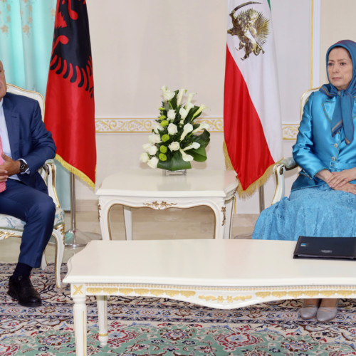 Albanian President Ilir Meta visits Ashraf 3 and meets Maryam Rajavi - September 13, 2019