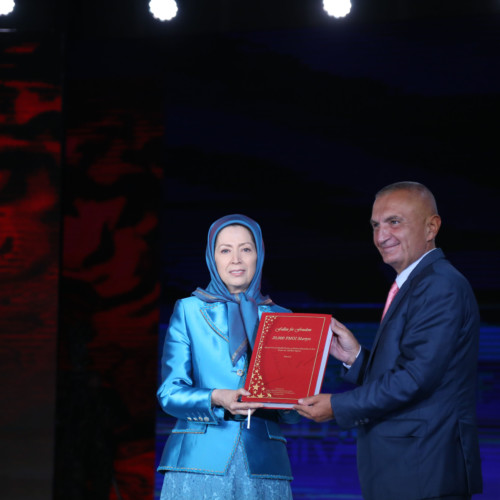 Albanian President Ilir Meta visits Ashraf 3 and meets Maryam Rajavi - September 13, 2019