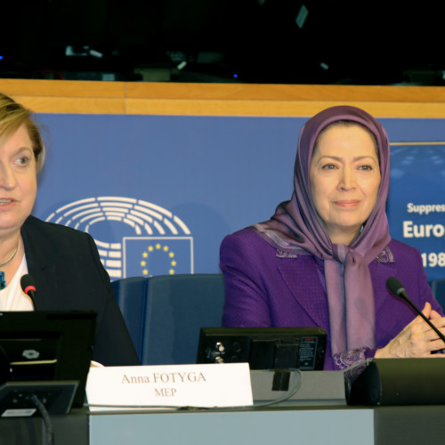 Maryam Rajavi’s speech at the Parliament of Europe – Presentation of the book on the 1988 massacre of political prisoners in Iran- October 23, 2019