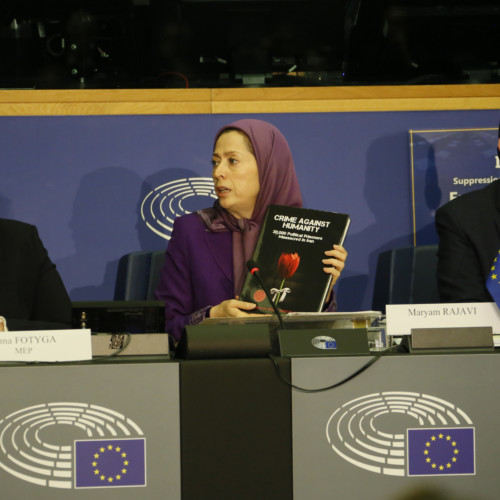 Maryam Rajavi’s speech at the Parliament of Europe – Presentation of the book on the 1988 massacre of political prisoners in Iran- October 23, 2019