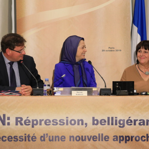 Maryam Rajavi’ Speech at the French National Assembly, conference on “Iran: Suppression, Belligerence, Need for a Serious Approach