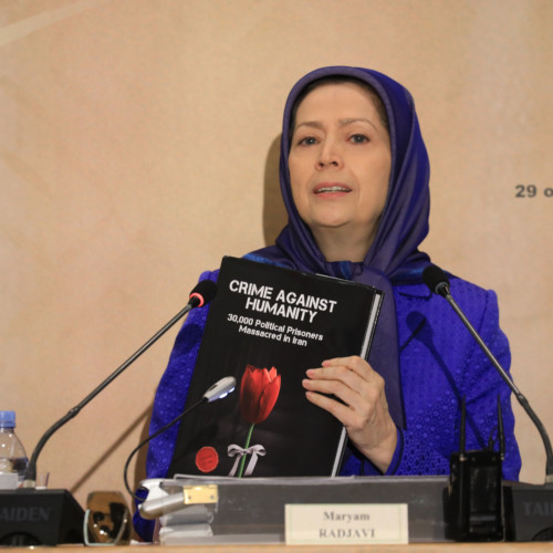 Maryam Rajavi’ Speech at the French National Assembly, conference on “Iran: Suppression, Belligerence, Need for a Serious Approach