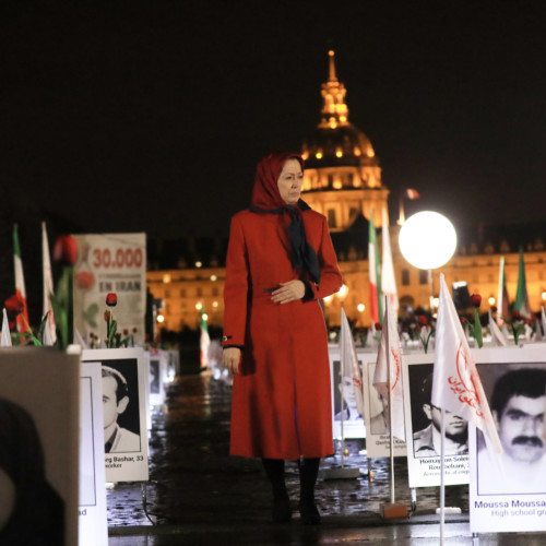 Maryam Rajavi at “Iran: Crime against Humanity” exhibition- October 29, 2019