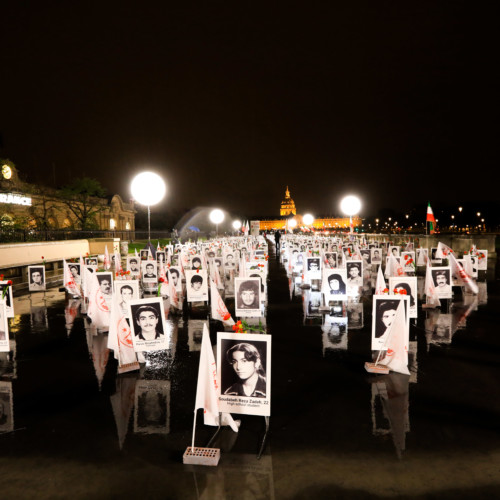 Maryam Rajavi at “Iran: Crime against Humanity” exhibition- October 29, 2019