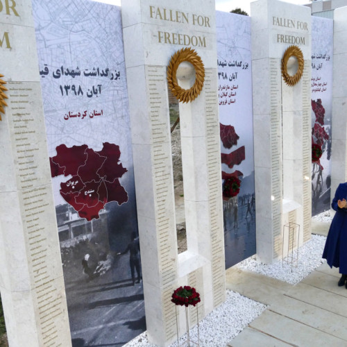 Maryam Rajavi at the commemoration ceremony of martyrs of the Iran uprising – November 2019