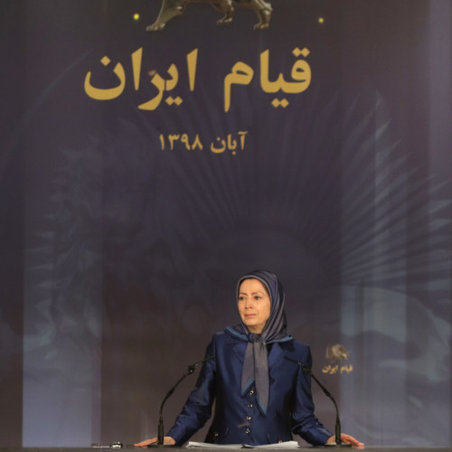 Maryam Rajavi at the commemoration ceremony of martyrs of the Iran uprising – November 2019