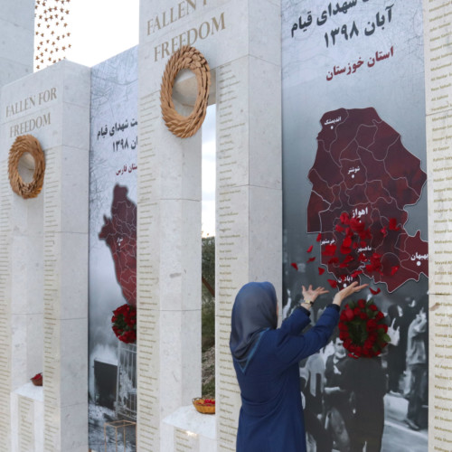 Maryam Rajavi at the commemoration ceremony of martyrs of the Iran uprising – November 2019