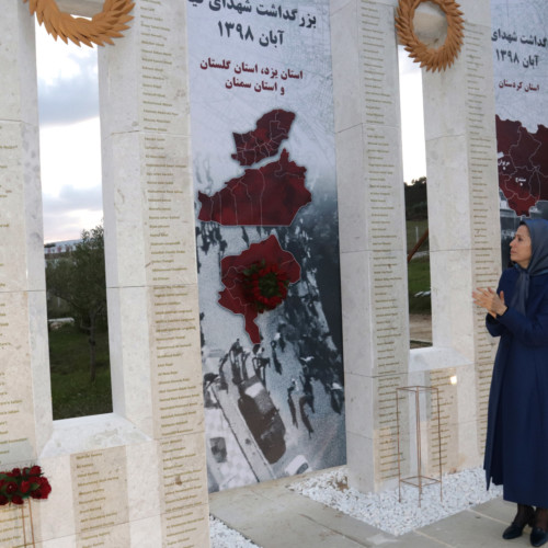 Maryam Rajavi at the commemoration ceremony of martyrs of the Iran uprising – November 2019