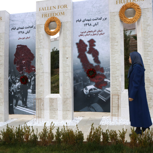 Maryam Rajavi at the commemoration ceremony of martyrs of the Iran uprising – November 2019