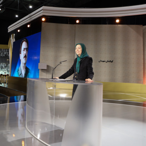 Maryam Rajavi speaks at the ceremony of 40th day of martyrdom of the victims of November uprising