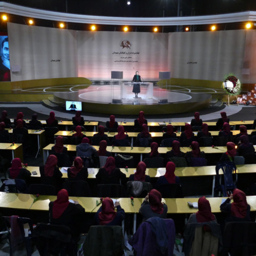 Maryam Rajavi at the ceremony of commemorating the 40th day of the martyrdom of the victims of Iran Uprising - Ashraf-3- December 2019