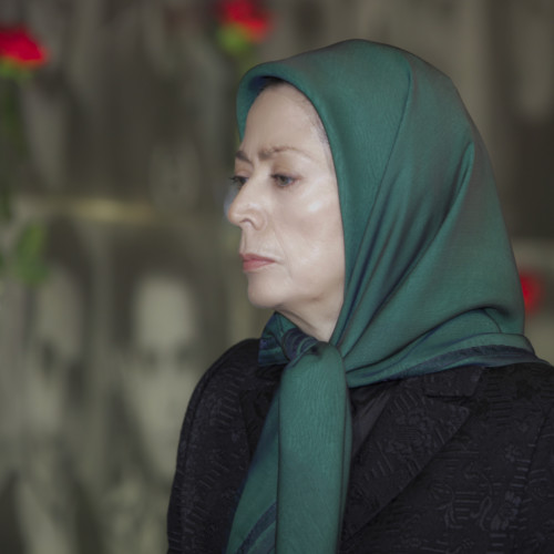 Maryam Rajavi at the ceremony of commemorating the 40th day of the martyrdom of the victims of Iran Uprising - Ashraf-3- December 2019