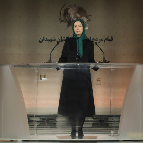 Maryam Rajavi speaks at the ceremony of 40th day of martyrdom of the victims of November uprising
