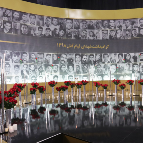 Maryam Rajavi at the ceremony of commemorating the 40th day of the martyrdom of the victims of Iran Uprising - Ashraf-3- December 2019