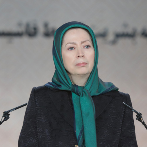 Maryam Rajavi at the ceremony of commemorating the 40th day of the martyrdom of the victims of Iran Uprising – Ashraf-3- December 2019