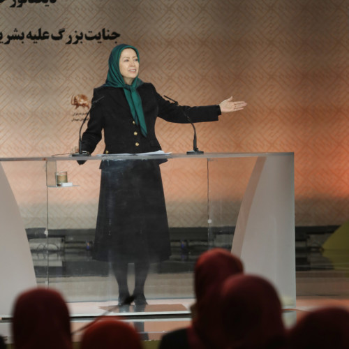 Maryam Rajavi speaks at the ceremony of 40th day of martyrdom of the victims of November uprising