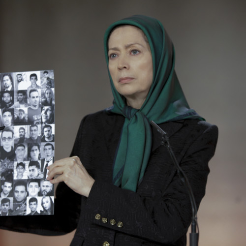 Maryam Rajavi speaks at the ceremony of 40th day of martyrdom of the victims of November uprising