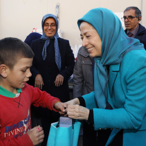 Maryam Rajavi visits victims of earthquake in Albania- December 2019