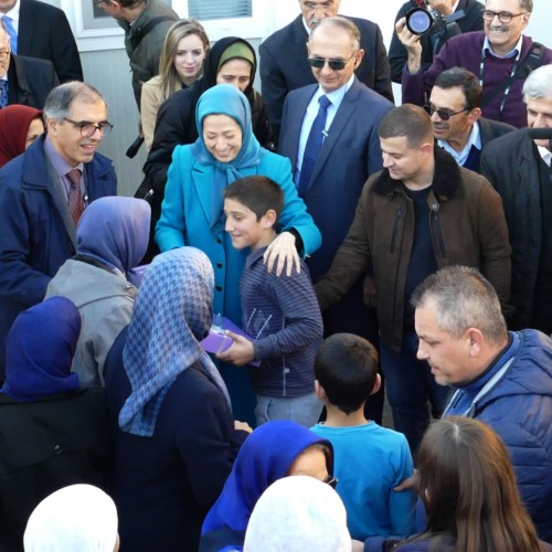 Maryam Rajavi visits victims of earthquake in Albania- December 2019