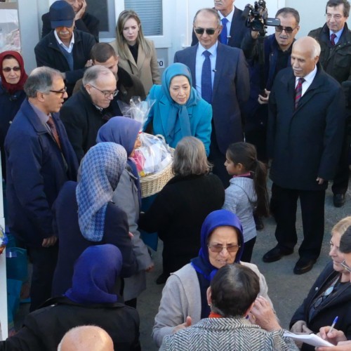 Maryam Rajavi visits victims of earthquake in Albania- December 2019