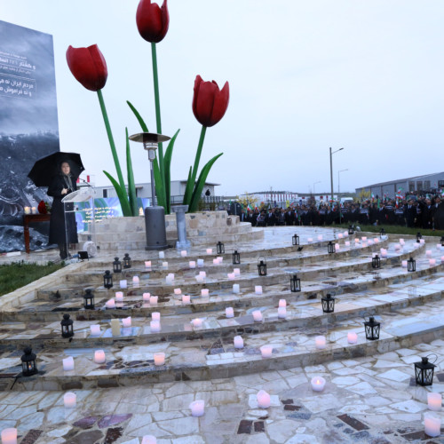 Commemorating victims of the Ukrainian airliner crash, in the presence of Maryam Rajavi at Ashraf 3- January 12, 2020