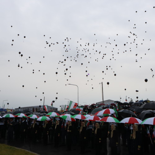 Commemorating victims of the Ukrainian airliner crash, in the presence of Maryam Rajavi at Ashraf 3- January 12, 2020