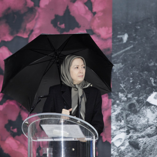 Commemorating victims of the Ukrainian airliner crash, in the presence of Maryam Rajavi at Ashraf 3- January 12, 2020