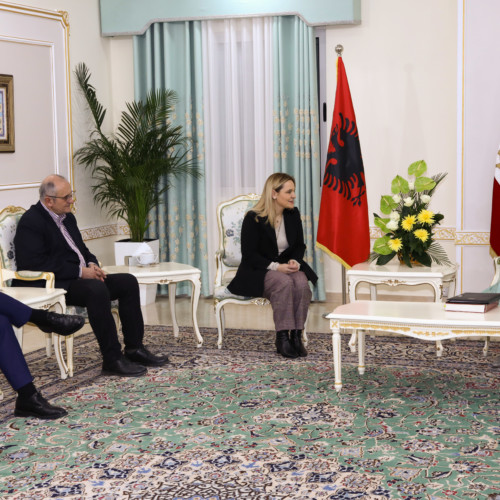 Maryam Rajavi’s meeting with Mrs. Monika Kryemadhi at Ashraf 3