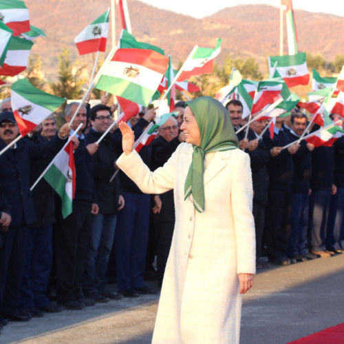 Maraym Rajavi at the gathering on the Anniversary of the Anti-Monarchic Revolution – Ashraf 3 – 11 February 2020