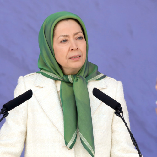 Maraym Rajavi at the gathering on the Anniversary of the Anti-Monarchic Revolution – Ashraf 3 – 11 February 2020