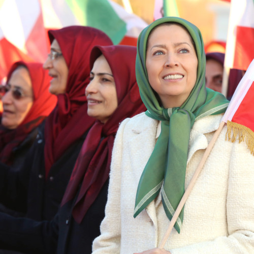 Maraym Rajavi at the gathering on the Anniversary of the Anti-Monarchic Revolution – Ashraf 3 – 11 February 2020