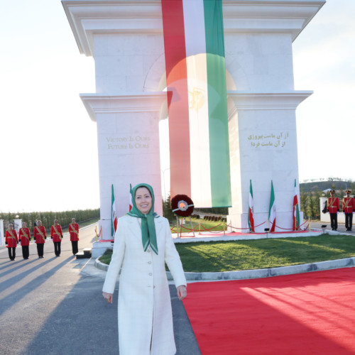 Maraym Rajavi at the gathering on the Anniversary of the Anti-Monarchic Revolution – Ashraf 3 – 11 February 2020