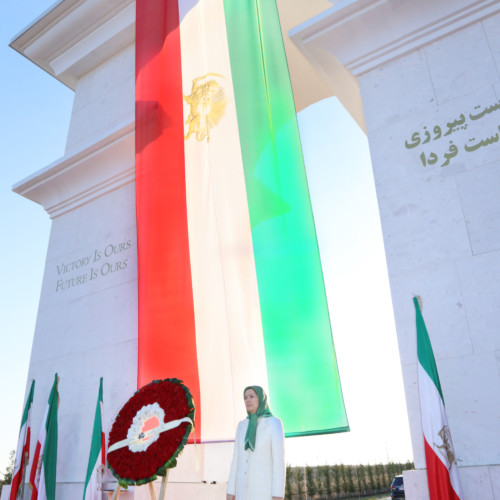 Maraym Rajavi at the gathering on the Anniversary of the Anti-Monarchic Revolution – Ashraf 3 – 11 February 2020