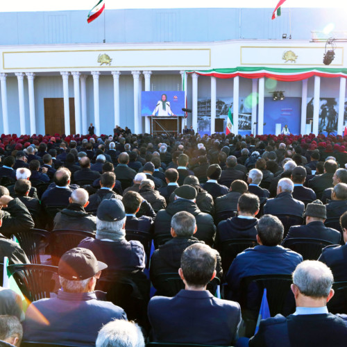 Maraym Rajavi at the gathering on the Anniversary of the Anti-Monarchic Revolution – Ashraf 3 – 11 February 2020