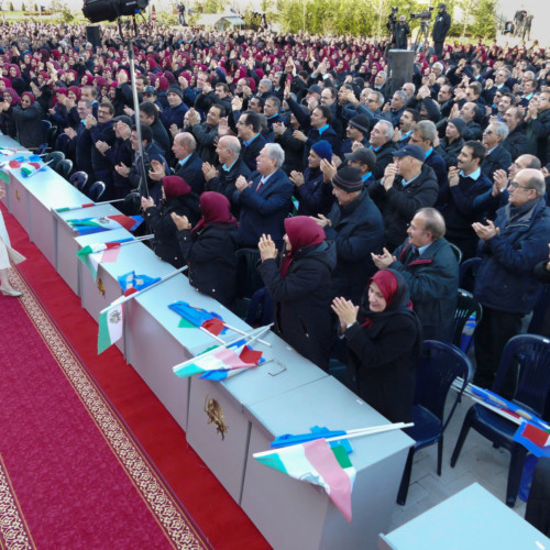 Maraym Rajavi at the gathering on the Anniversary of the Anti-Monarchic Revolution – Ashraf 3 – 11 February 2020