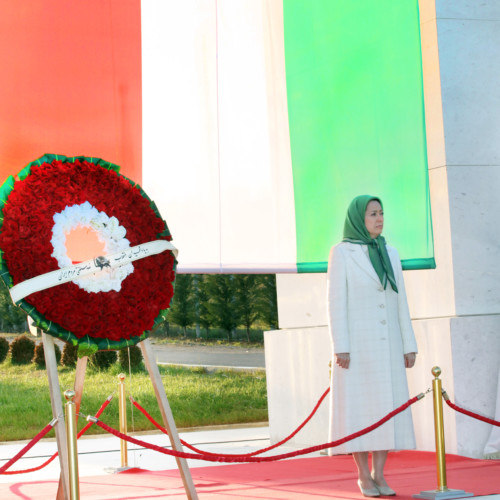 Maraym Rajavi at the gathering on the Anniversary of the Anti-Monarchic Revolution – Ashraf 3 – 11 February 2020