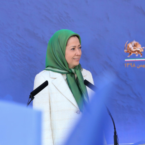 Maraym Rajavi at the gathering on the Anniversary of the Anti-Monarchic Revolution – Ashraf 3 – 11 February 2020