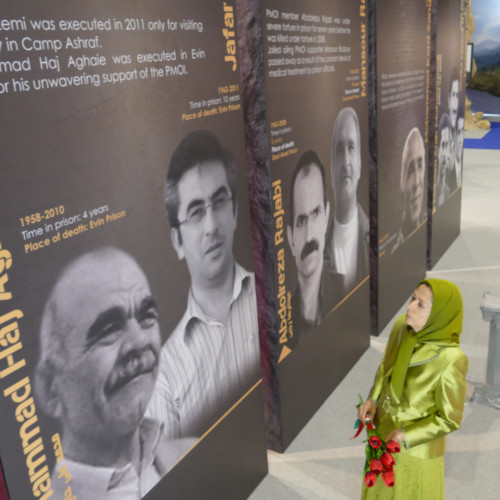Visiting the Iranian Resistance’s museum at Ashraf 3. This is the greatest and longest lasting relentless resistance in the history of Iran, having come through a bloody struggle filled with suffering, executions and massacres.