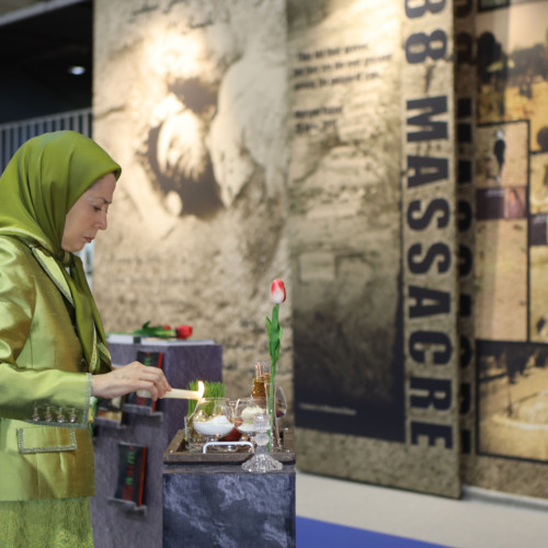 Visiting the Iranian Resistance’s museum at Ashraf 3. This is the greatest and longest lasting relentless resistance in the history of Iran, having come through a bloody struggle filled with suffering, executions and massacres.