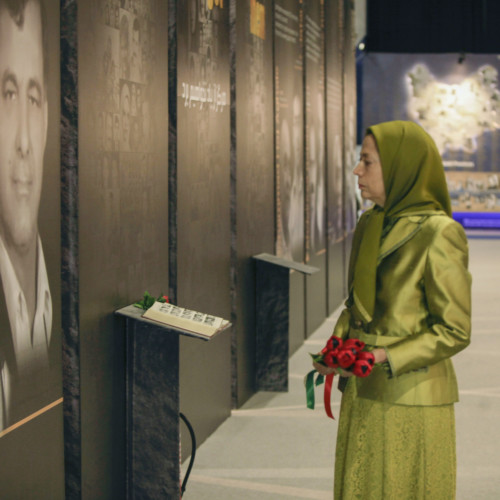 Visiting the Iranian Resistance’s museum at Ashraf 3. This is the greatest and longest lasting relentless resistance in the history of Iran, having come through a bloody struggle filled with suffering, executions and massacres.