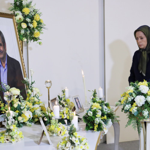 Paying tribute to the French-Spanish supporter of the Iranian Resistance, Manuel Rizquez