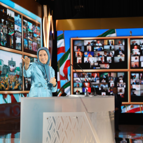 Maryam Rajavi at the Free Iran Global Summit at Ashraf 3- July 17, 2020