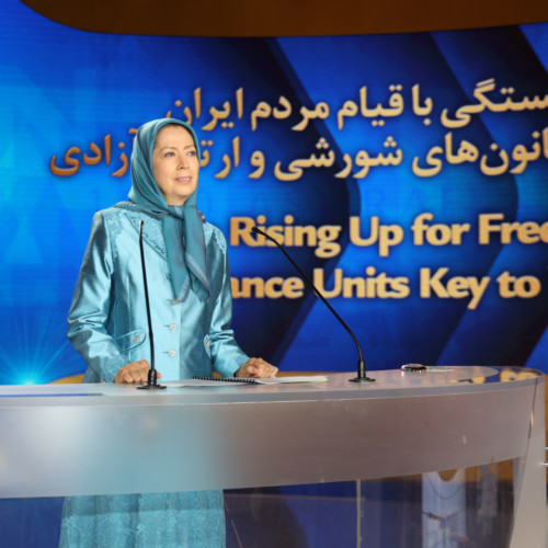 Maryam Rajavi at the Free Iran Global Summit at Ashraf 3- July 17, 2020