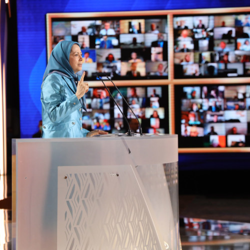 Maryam Rajavi at the Free Iran Global Summit at Ashraf 3- July 17, 2020
