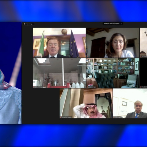 Several political dignitaries from around the world speak during an online virtual Free Iran Global Summit with Maryam Rajavi in attendance – Ashraf 3, July 17, 2020.